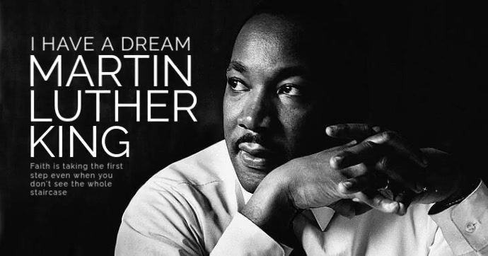 martin luther king Isithombe Esabiwe ku-Facebook template
