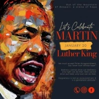 Martin Luther king Vierkant (1:1) template