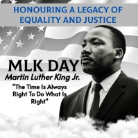 Martin luther king Instagram Post template