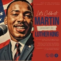 Martin Luther King Square (1:1) template
