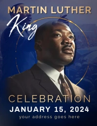 martin luther king Flyer (US-Letter) template