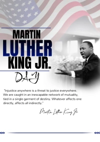 Martin Luther King A5 template