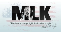 martin luther king facebook cover photo template