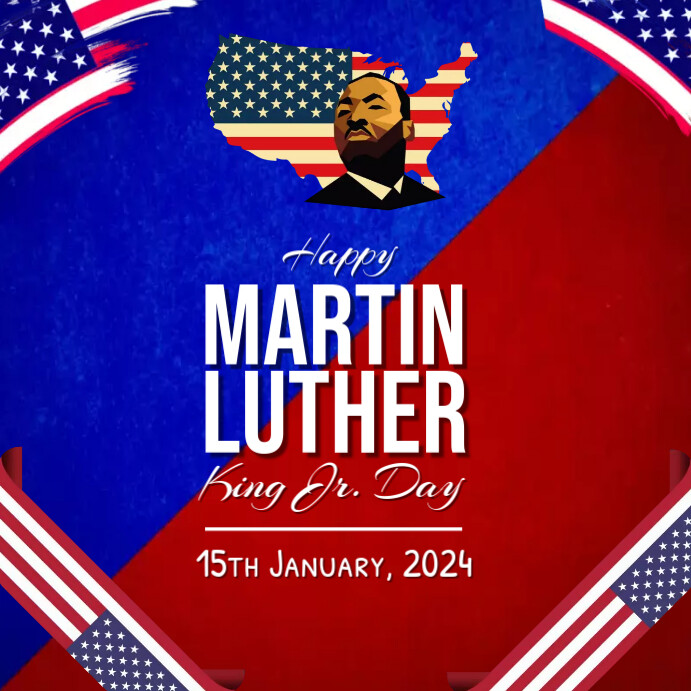 Martin Luther king Jr day,mlk day Instagram post Template | PosterMyWall