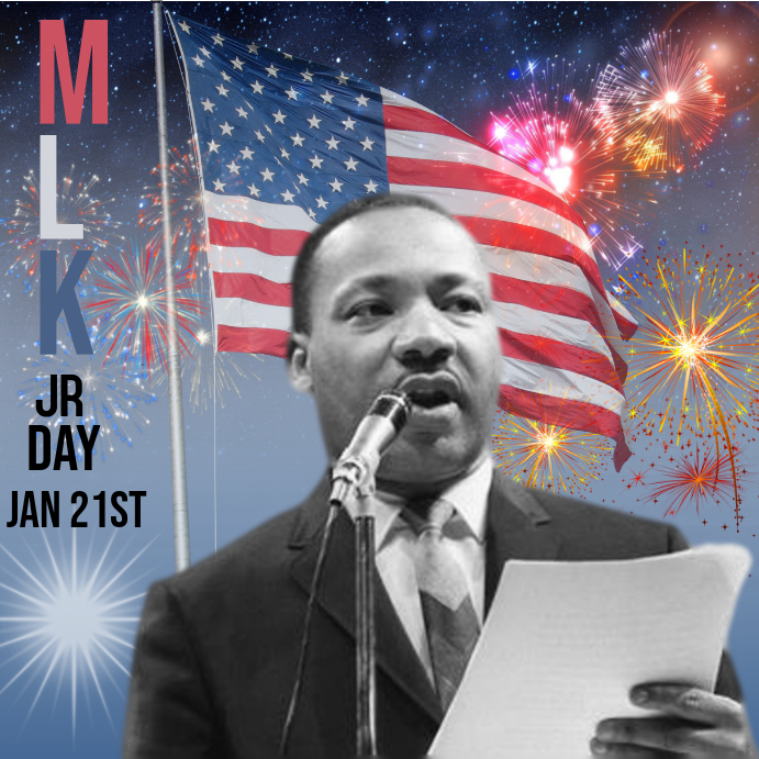 Martin luther king jr. day virtual celebration Martin Luther King Jr Day Template | PosterMyWall