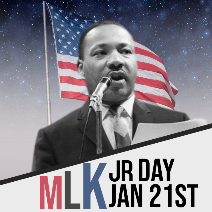 Martin Luther King Jr Day Instagram 帖子 template