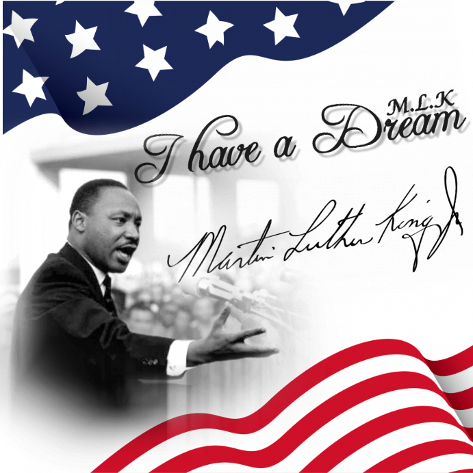 Martin Luther King Jr Day Pos Instagram template