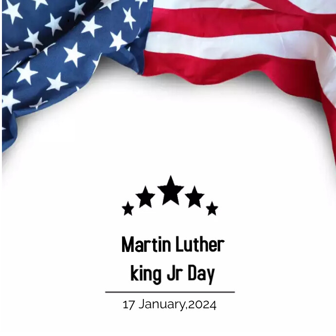Martin Luther King Jr Day Template | PosterMyWall