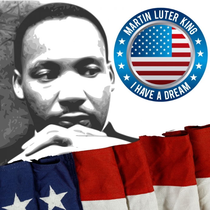 Copy of Martin Luther King Jr Day instagram post | PosterMyWall