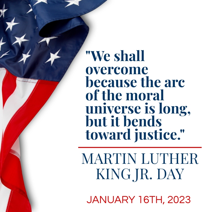 Martin Luther King Jr Day Instagram Post. Template | PosterMyWall