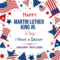 Martin Luther King Jr Day Instagram Post. Template | PosterMyWall