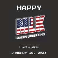 Martin Luther King Jr Day Instagram Post. Template | PosterMyWall