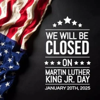 Martin Luther King Jr Day Instagram Post. Iphosti le-Instagram template