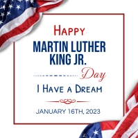 Martin Luther King Jr Day Instagram Post. Template | PosterMyWall