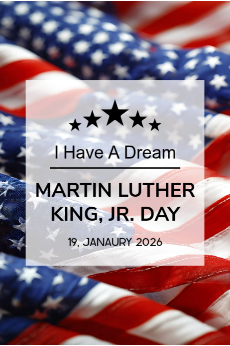 Plantilla de Martin Luther king Jr Day Poster 2026 | PosterMyWall