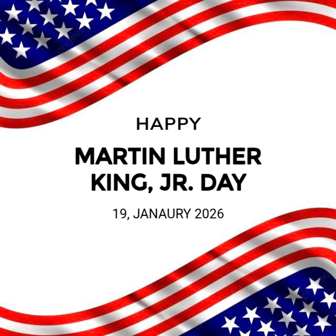 Plantilla de Martin Luther king Jr Day Poster 2026 | PosterMyWall