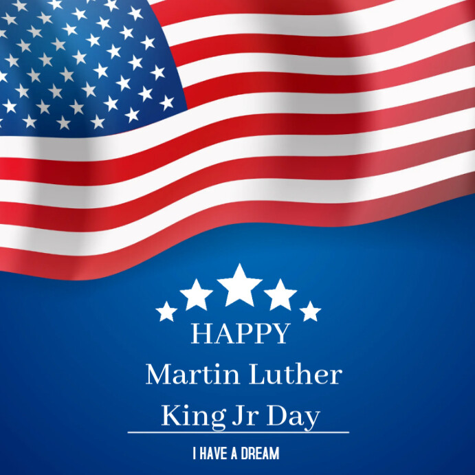 Plantilla de Martin Luther King Jr Day template | PosterMyWall