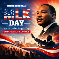 Plantilla de Martin Luther King Day 2026 Poster | PosterMyWall