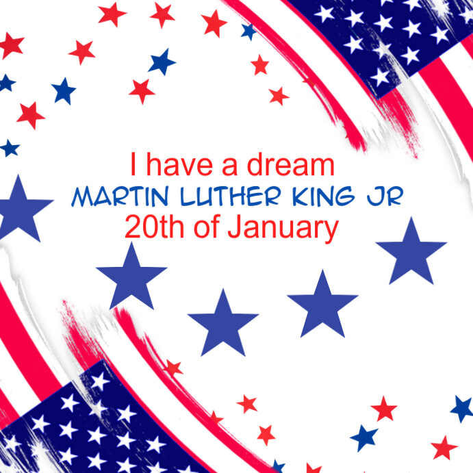 Martin Luther King Jr Day Template Instagram Post | PosterMyWall