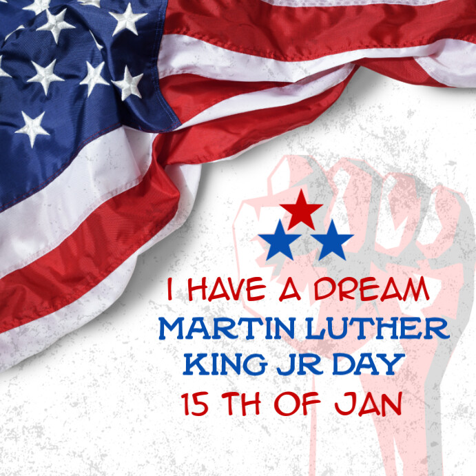 Martin Luther King Jr Day Template Instagram Post | PosterMyWall