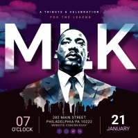 Martin Luther King Jr Instagram Post template