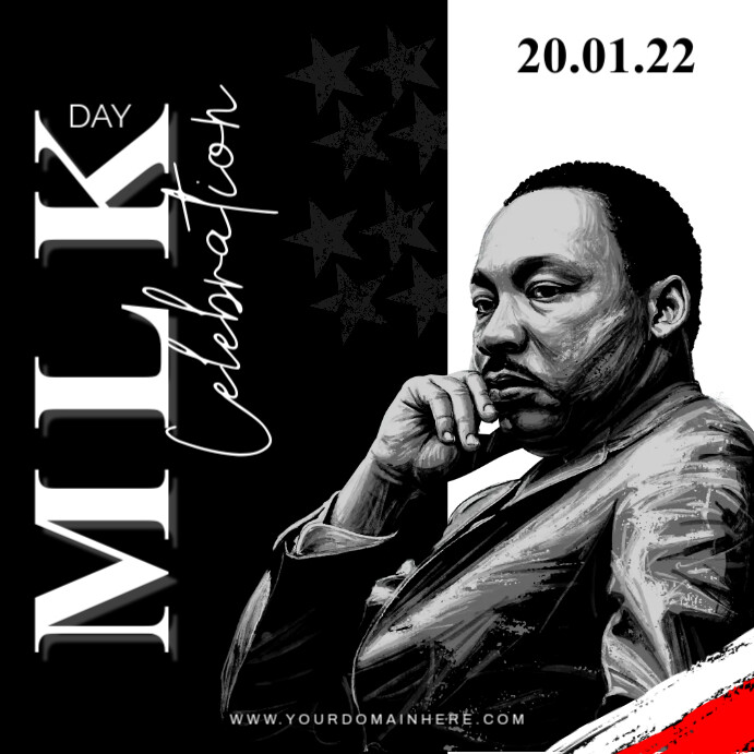 MARTIN LUTHER KING JR Template | PosterMyWall