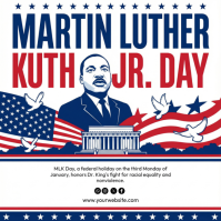 Martin Luther King Jr Carré (1:1) template