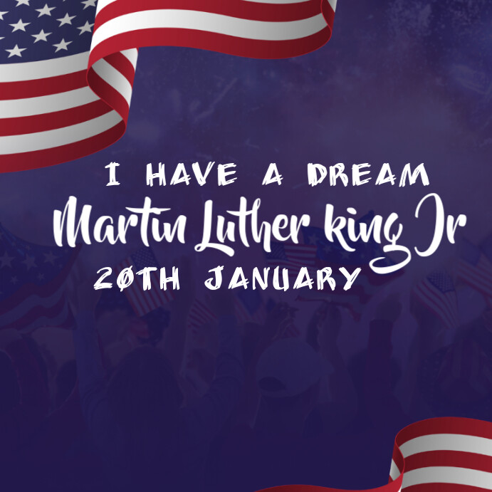 Plantilla de Martin Luther King Jr Instagram Post | PosterMyWall