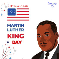 Martin Luther king Jr Instagram post Template | PosterMyWall