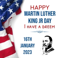 Martin Luther king Jr Instagram post Template | PosterMyWall