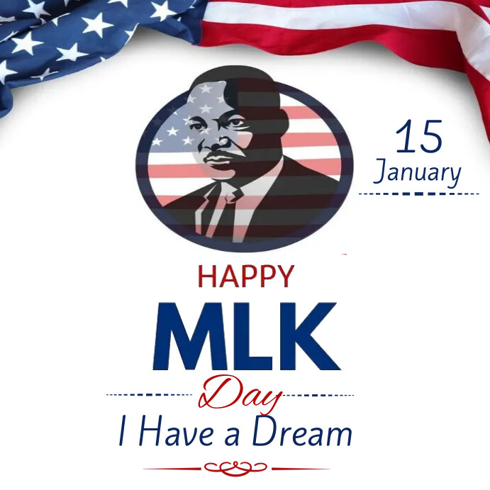 Copy of Martin Luther king Jr Instagram post | PosterMyWall