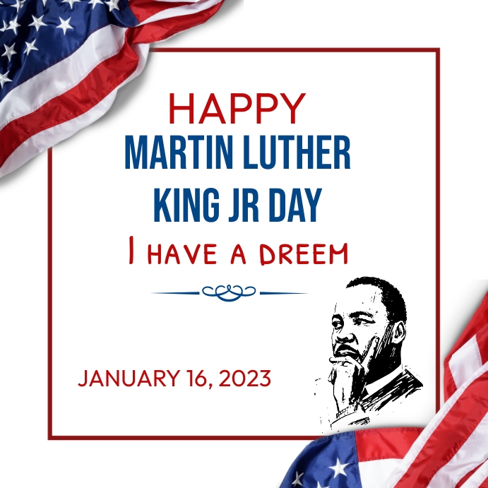 Modèle Le Post Instagram de Martin Luther King Jr. | PosterMyWall