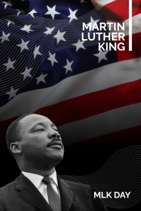 Martin Luther King day poster Template | PosterMyWall