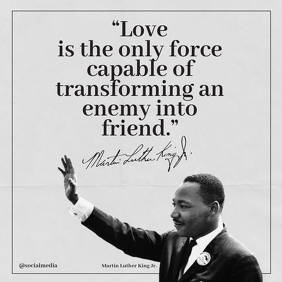 Martin Luther King Jr Quotes Love... Instagram Post template