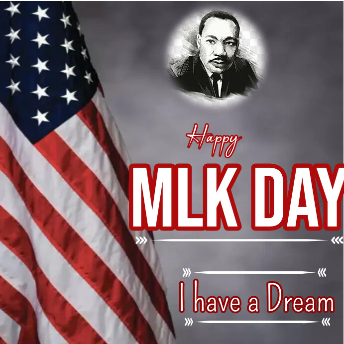 Martin Luther king Jr square Template | PosterMyWall