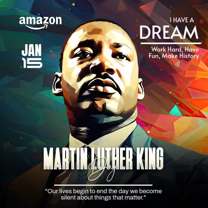 Mlk Program Design Copy of Martin Luther King Jr. Day, MLK Day Celebration | PosterMyWall
