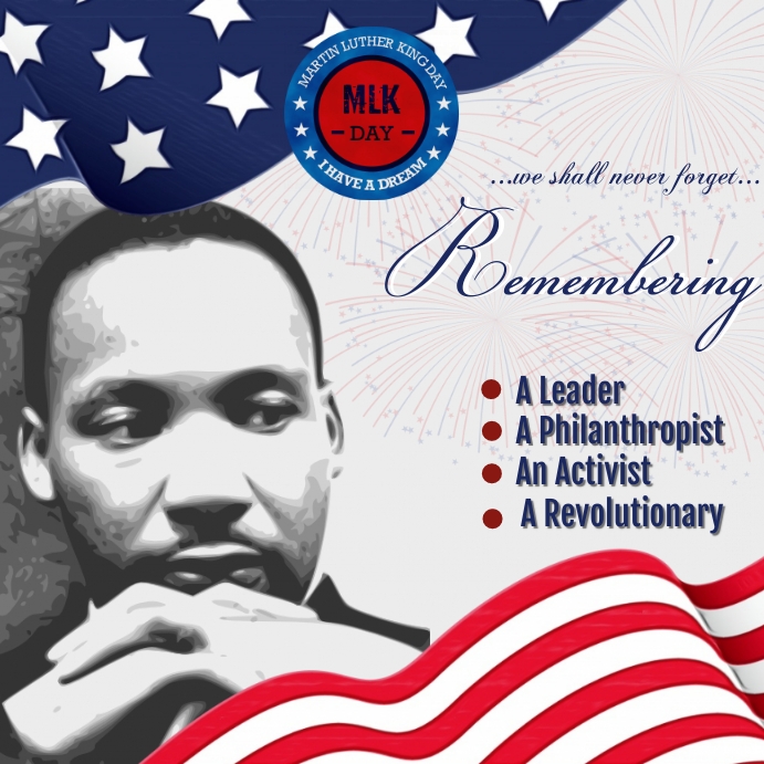 Martin Luther King Jr. Day ads. .. Template PosterMyWall