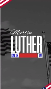 Martin Luther King Jr. Day Визитная карточка template
