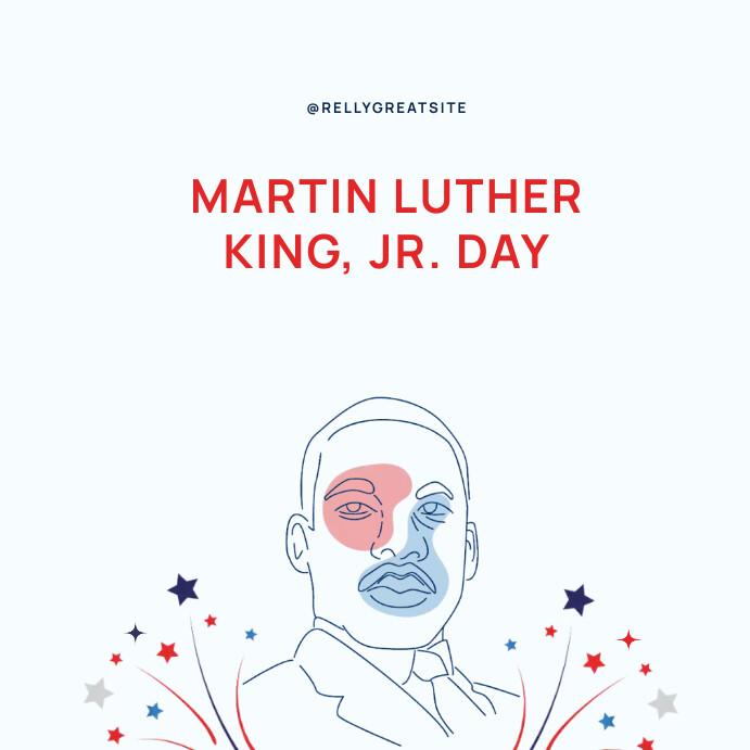 Martin Luther King Jr. Day Template | PosterMyWall