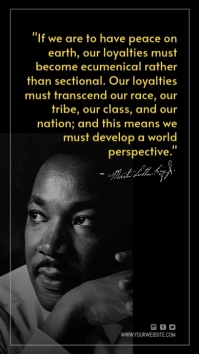 martin luther king jr. Instagram Story template