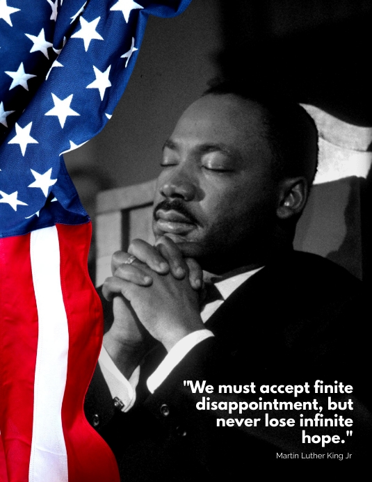 Mlk Program Outline Martin luther king Mlk 2023 Template | PosterMyWall