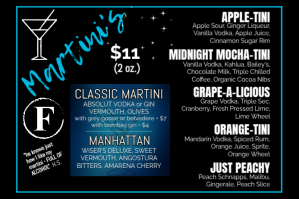 Martini - Drink Menu Pages Etykieta template