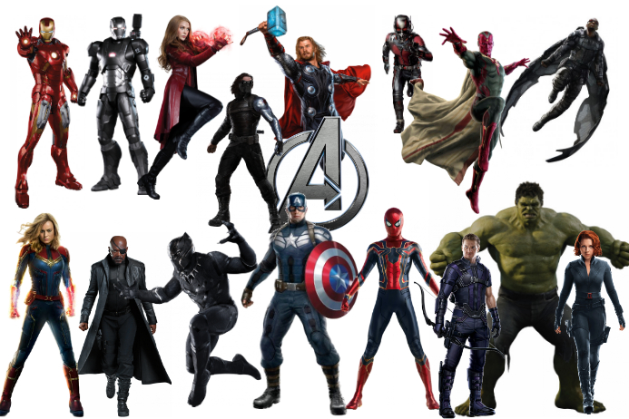 Marvel Avengers Poster template