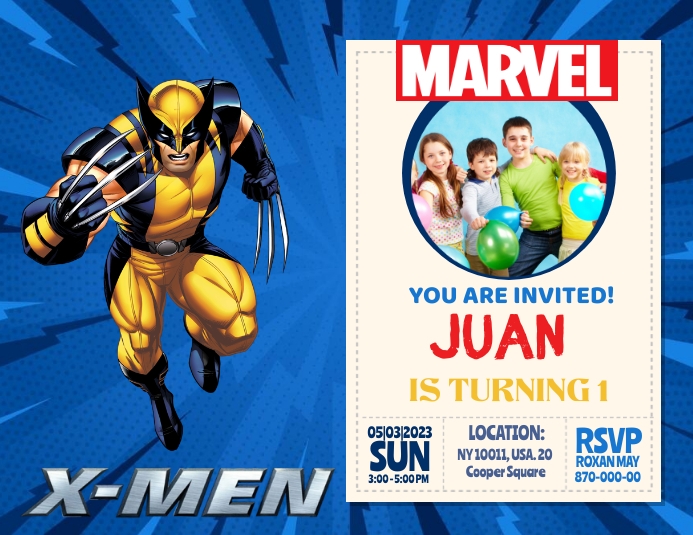 Marvel Template | PosterMyWall