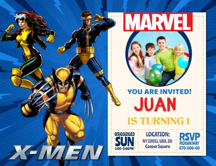 Marvel Template PosterMyWall