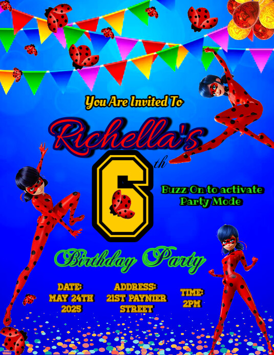 Children's Birthday Party Template | PosterMyWall