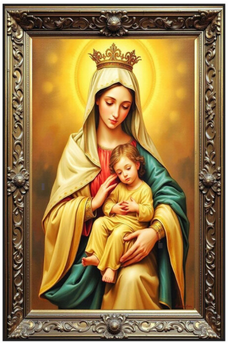 mary and jesus photo frame Template | PosterMyWall