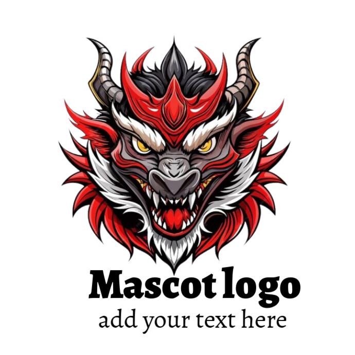 Mascot logo Template | PosterMyWall