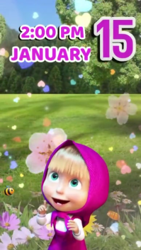 สีเหลือง Children's Birthday Party Umbukiso Wedijithali Template