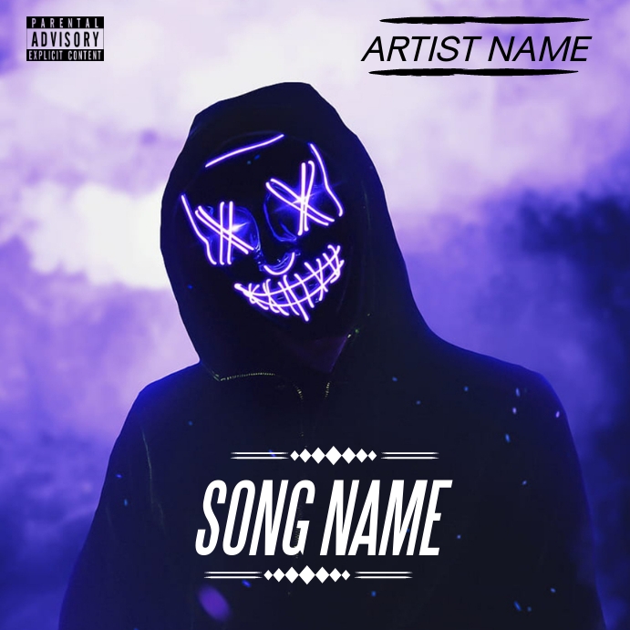 Copy of mask cd cover art | PosterMyWall